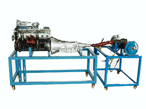 汽車傳動系統(tǒng)解剖臺架(圖1) 汽車轉(zhuǎn)動系統(tǒng)解剖臺